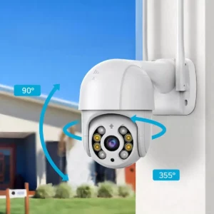 Kz-a8 Câmera Ip Wi-fi Icsee Prova D'água Infravermelho Visão Noturna Interna/externa Hd Qkz