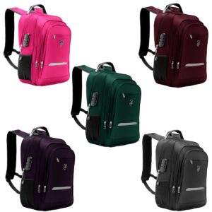 Md-1903 Mochila Bolsa Executiva Maideng Escolar Notebook Unisex Reforçada Com Cabo De Aço Alta Qualidade