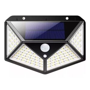 Luminaria Solar Parede Balizador 100 Leds